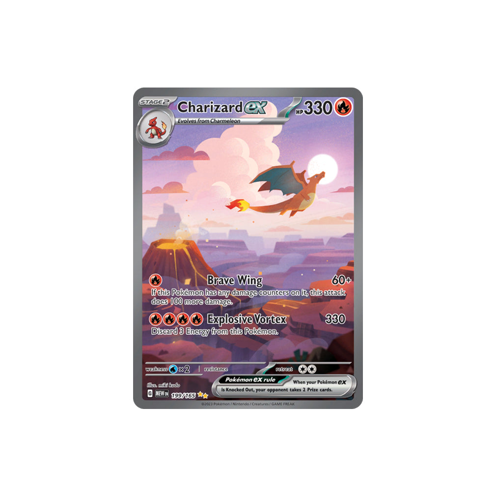 Pokémon Charizard Ex #199 (151) - NM/M