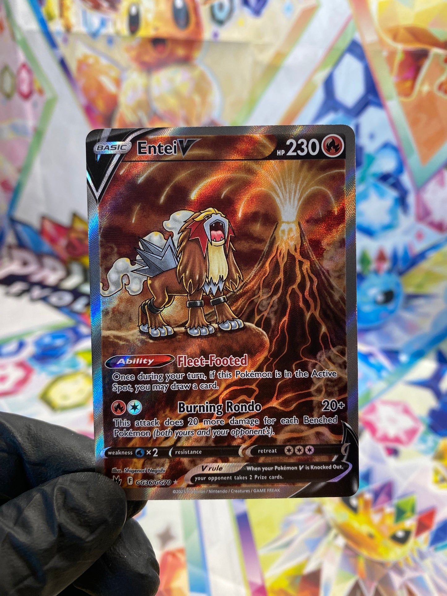 Pokémon Entei V #GG36 - NM/M