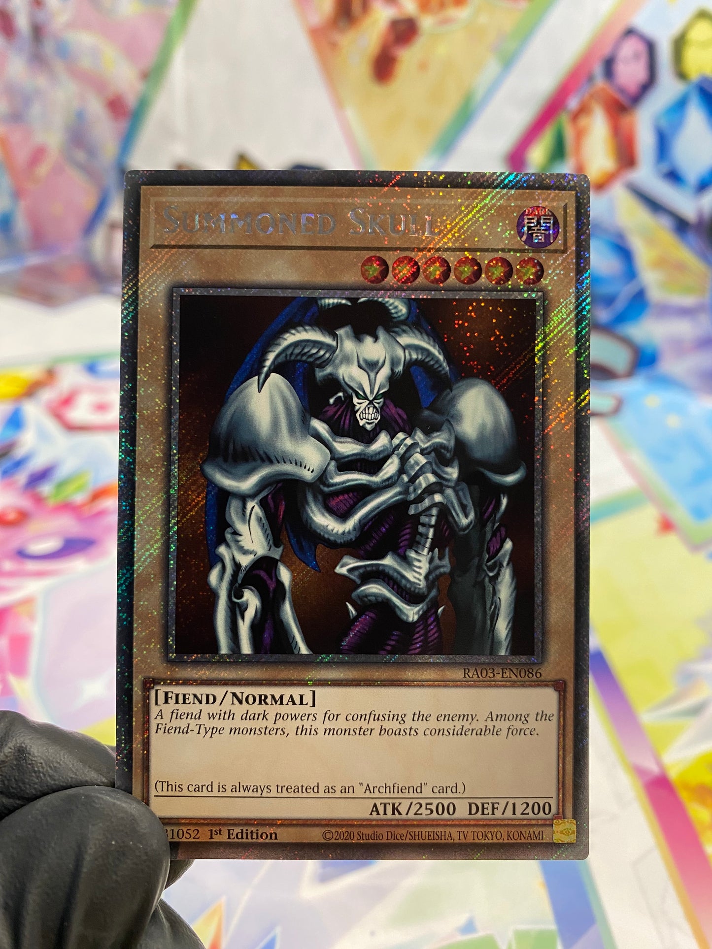 Yu-Gi-Oh! Summoned Skull (RA03-EN086) Platinum Secret Rare - NM/M