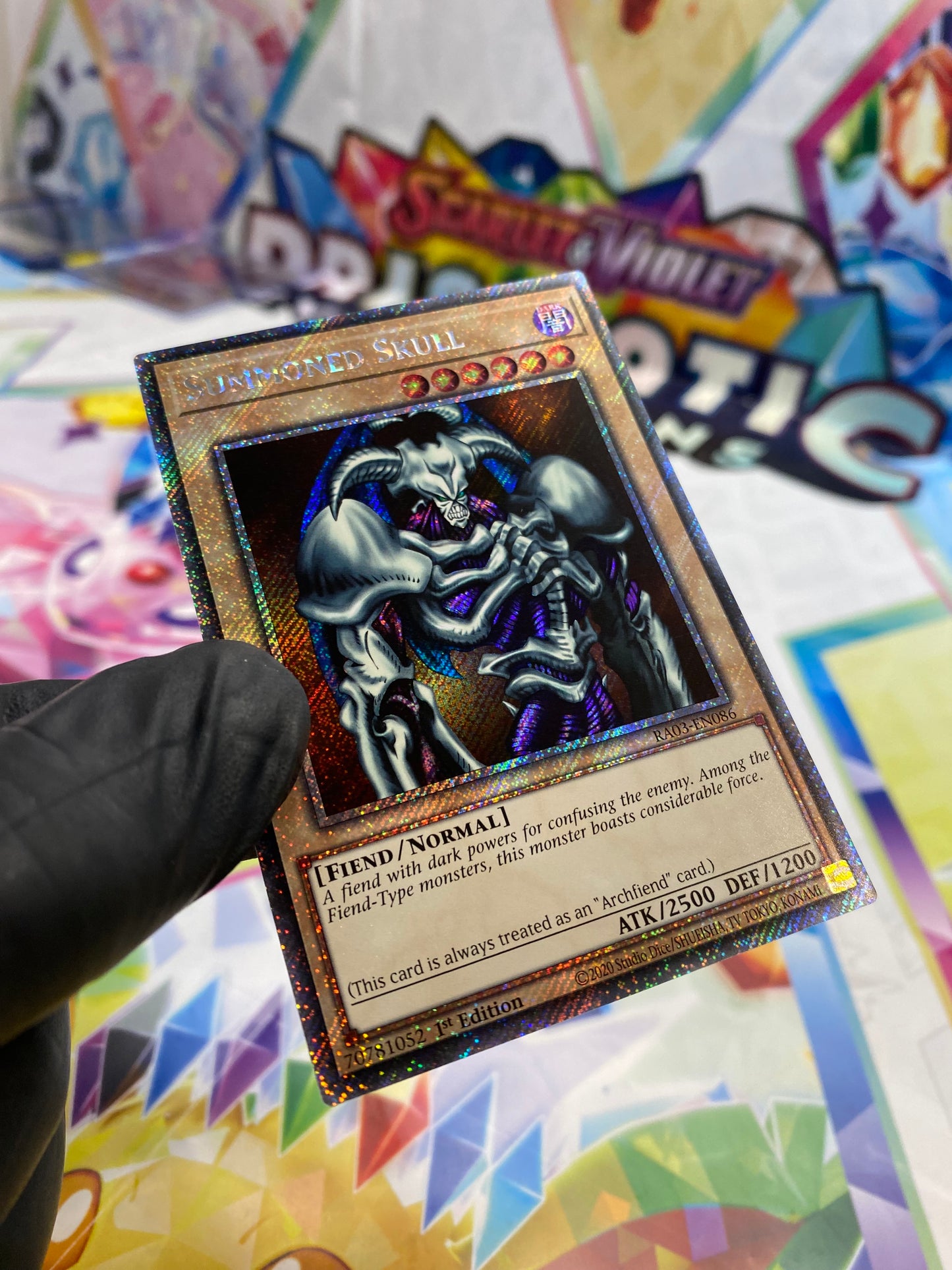 Yu-Gi-Oh! Summoned Skull (RA03-EN086) Platinum Secret Rare - NM/M