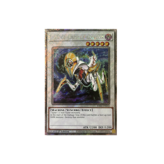 Yu-Gi-Oh! Ally Of Justice Gatastor (RA03-EN222) Platinum Secret Rare - NM/M