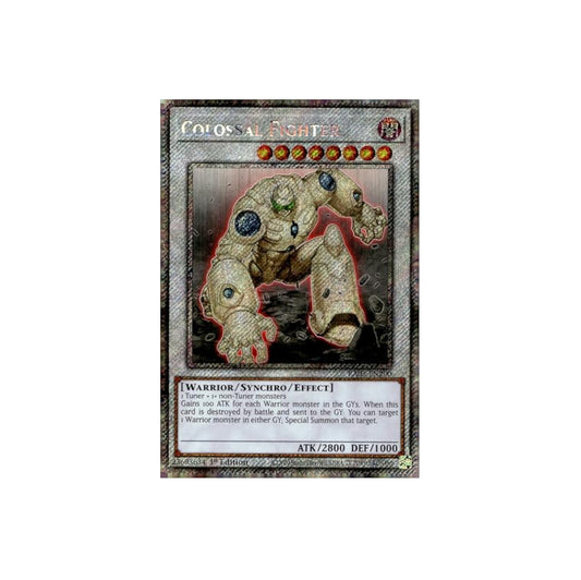 Yu-Gi-Oh! Colossal Fighter (RA03-EN200) Platinum Secret Rare - NM/M