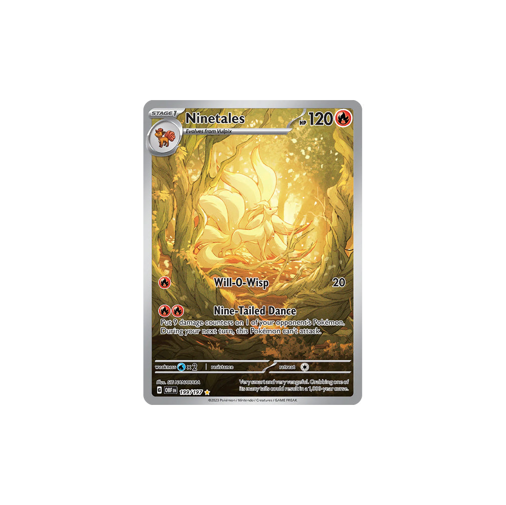Pokémon Ninetales #199 (OBF) - NM/M